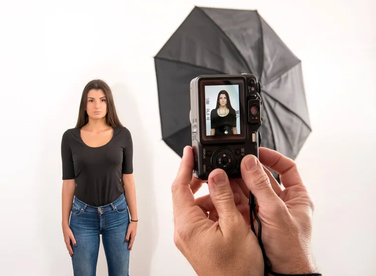 Passport photos being taken at Priceline Pharmacy Pacific Fair